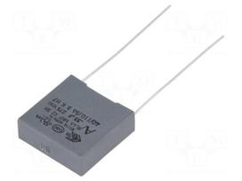 Capacitor: polypropylene | X2 | 330nF | 15mm | ±20% | 18x6x17.5mm