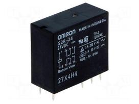Relay: electromagnetic | DPDT | Ucoil: 24VDC | 4A/250VAC | 4A/30VDC