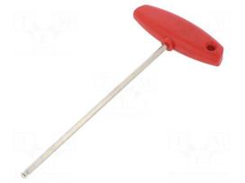 Key | hexagon keys,spherical | HEX 4mm | Overall len: 176mm