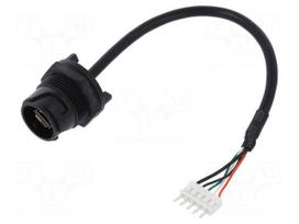 Connector: USB B micro | socket | PIN: 4 | bayonet | USB Buccaneer
