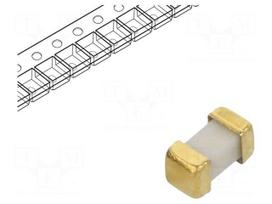 Fuse: fuse | quick blow | 1A | 75V | SMD | ceramic | Case: 1206 | 458,Nano 2
