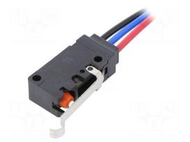 Microswitch SNAP ACTION | with lever with roller simulation