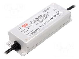 Power supply: switched-mode | LED | 75.6W | 24VDC | 21.6÷26.4VDC | IP65