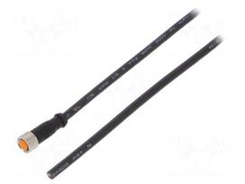 Connection lead | M8 | PIN: 4 | straight | 10m | plug | 50VAC | 4A | -25÷80°C