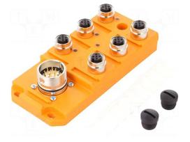 Distribution box | M12 | PIN: 5 | socket | 4A | with LED indicators