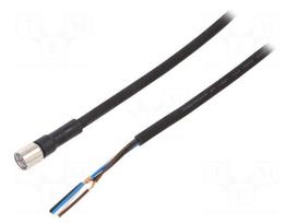 Connection lead | M8 | PIN: 4 | straight | Len: 10m | plug | 1A | -10÷80°C