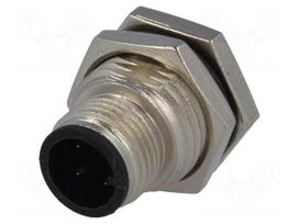 Socket | M12 | PIN: 3 | male | A code-DeviceNet / CANopen | THT | 250V | 4A