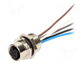 Socket | M12 | PIN: 5 | female | A code-DeviceNet / CANopen | cables