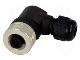 Plug | M12 | PIN: 4 | female | A code-DeviceNet / CANopen | for cable