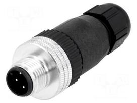 Plug | M12 | PIN: 4 | male | A code-DeviceNet / CANopen | for cable