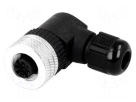 Plug | M12 | PIN: 5 | female | A code-DeviceNet / CANopen | for cable
