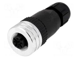 Plug | M12 | PIN: 5 | female | A code-DeviceNet / CANopen | for cable
