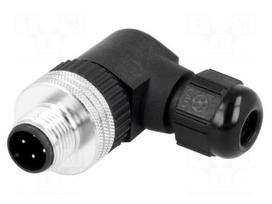 Plug | M12 | PIN: 4 | male | A code-DeviceNet / CANopen | for cable
