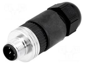 Plug | M12 | PIN: 5 | male | A code-DeviceNet / CANopen | for cable