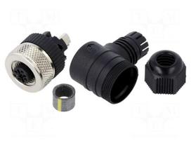 Plug | M12 | PIN: 5 | female | A code-DeviceNet / CANopen | for cable