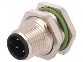 Socket | M12 | PIN: 4 | male | A code-DeviceNet / CANopen | THT