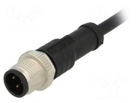 Plug | M12 | PIN: 4 | male | A code-DeviceNet / CANopen | 1m | IP68,IP69K