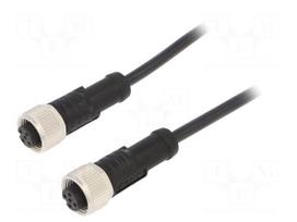 Cable: for sensors/automation | PIN: 5 | M12-M12 | 1m | plug | plug | 60V