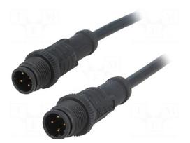 Cable: for sensors/automation | PIN: 4 | M12-M12 | D code-Ethernet