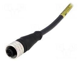 Plug | M12 | PIN: 4 | female | A code-DeviceNet / CANopen | 5m | IP67