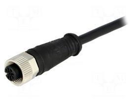 Plug | M12 | PIN: 4 | female | A code-DeviceNet / CANopen | 5m | IP67