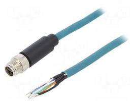 Cable: for sensors/automation | PIN: 8 | male | X code-ProfiNET | IP67
