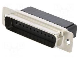D-Sub | PIN: 25 | plug | male | Type: w/o contacts | Series: CD