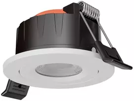 4,3/6W LED įleidžiamas pakreipiamas šviestuvas COMBO ADJUST, baltas, 2700/3000/4000K, IP65, dimeriuojamas