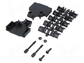 Enclosure: for D-Sub connectors | D-Sub 15pin,D-Sub HD 26pin