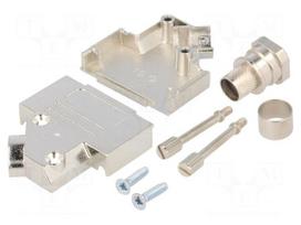 Enclosure: for D-Sub connectors | D-Sub 15pin,D-Sub HD 26pin