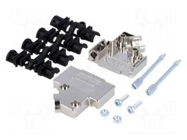 Enclosure: for D-Sub connectors | D-Sub 15pin,D-Sub HD 26pin