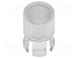 LED lens | round | transparent | 5mm