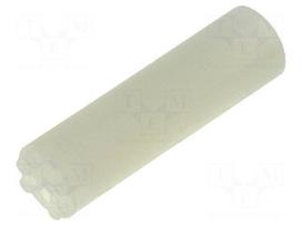 Spacer sleeve | LED | Øout: 5mm | ØLED: 3mm | L: 11.4mm | natural | UL94V-2