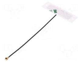 Antenna | Bluetooth,WiFi,ZigBee | 4dBi | linear | 34.9x9x0.1mm | U.FL