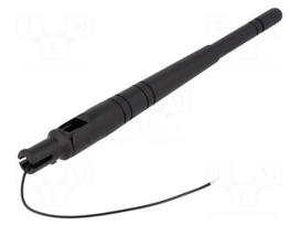 Antenna | WiFi,dipole | 3dBi | 2,4GHz | Len: 100mm | L: 157.5mm | Ø: 13mm