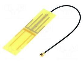 Antenna | WiFi | 3dBi | linear | Mounting: for ribbon cable | 50Ω