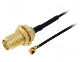 Cable-adapter | female,IPX,SMA | -40÷85°C | 500mm