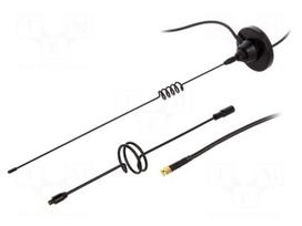 Antenna | GSM | 7dBi | vertical | Mounting: magnet | 50Ω | male,SMA