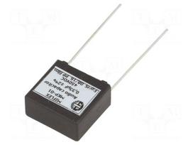 Capacitor: polypropylene | 0.33uF | 450VDC | 15mm | ±2% | 18x17x8.5mm