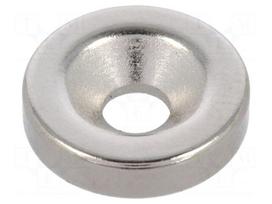 Magnet: permanent | neodymium | H: 3.5mm | 29N | Ø: 15mm