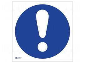 Safety sign | regulatory | Mat: self-adhesive folie | W: 200mm