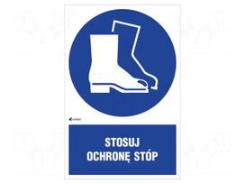Safety sign | regulatory | Mat: PVC | W: 200mm | H: 300mm