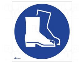 Safety sign | regulatory | Mat: PVC | W: 200mm | H: 200mm