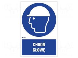 Safety sign | regulatory | Mat: PVC | W: 200mm | H: 300mm