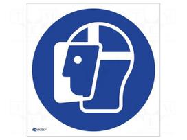 Safety sign | regulatory | Mat: PVC | W: 200mm | H: 200mm