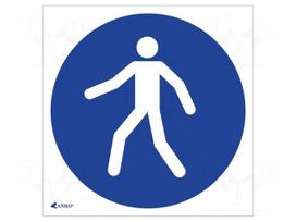 Safety sign | regulatory | Mat: self-adhesive folie | W: 200mm