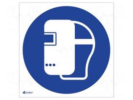 Safety sign | regulatory | Mat: PVC | W: 200mm | H: 200mm