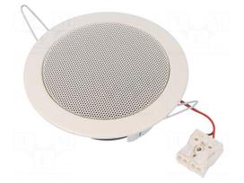 Loudspeaker | ceiling mount | 10W | 8Ω | 90÷18000Hz | Sound level: 90dB