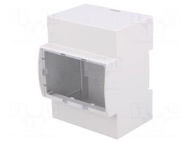Enclosure: for computer | ARDUINO UNO | ABS | grey | X: 71.3mm | Z: 62mm