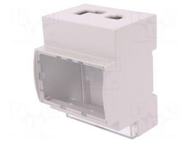 Enclosure: for computer | ARDUINO YUN | ABS | grey | X: 71.3mm | Z: 62mm